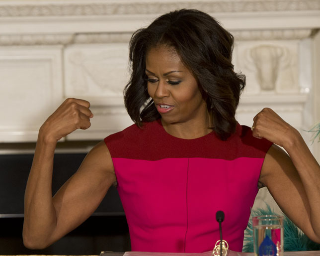 michelle obama arms Blank Meme Template