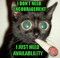 I DON'T NEED ENCOURAGEMENT I JUST NEED AVAILABLILITY | made w/ Imgflip meme maker