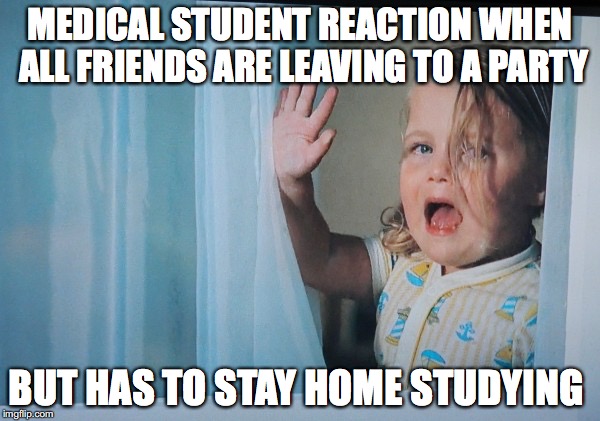 Mae Mobley | MEDICAL STUDENT REACTION WHEN ALL FRIENDS ARE LEAVING TO A PARTY; BUT HAS TO STAY HOME STUDYING | image tagged in mae mobley | made w/ Imgflip meme maker