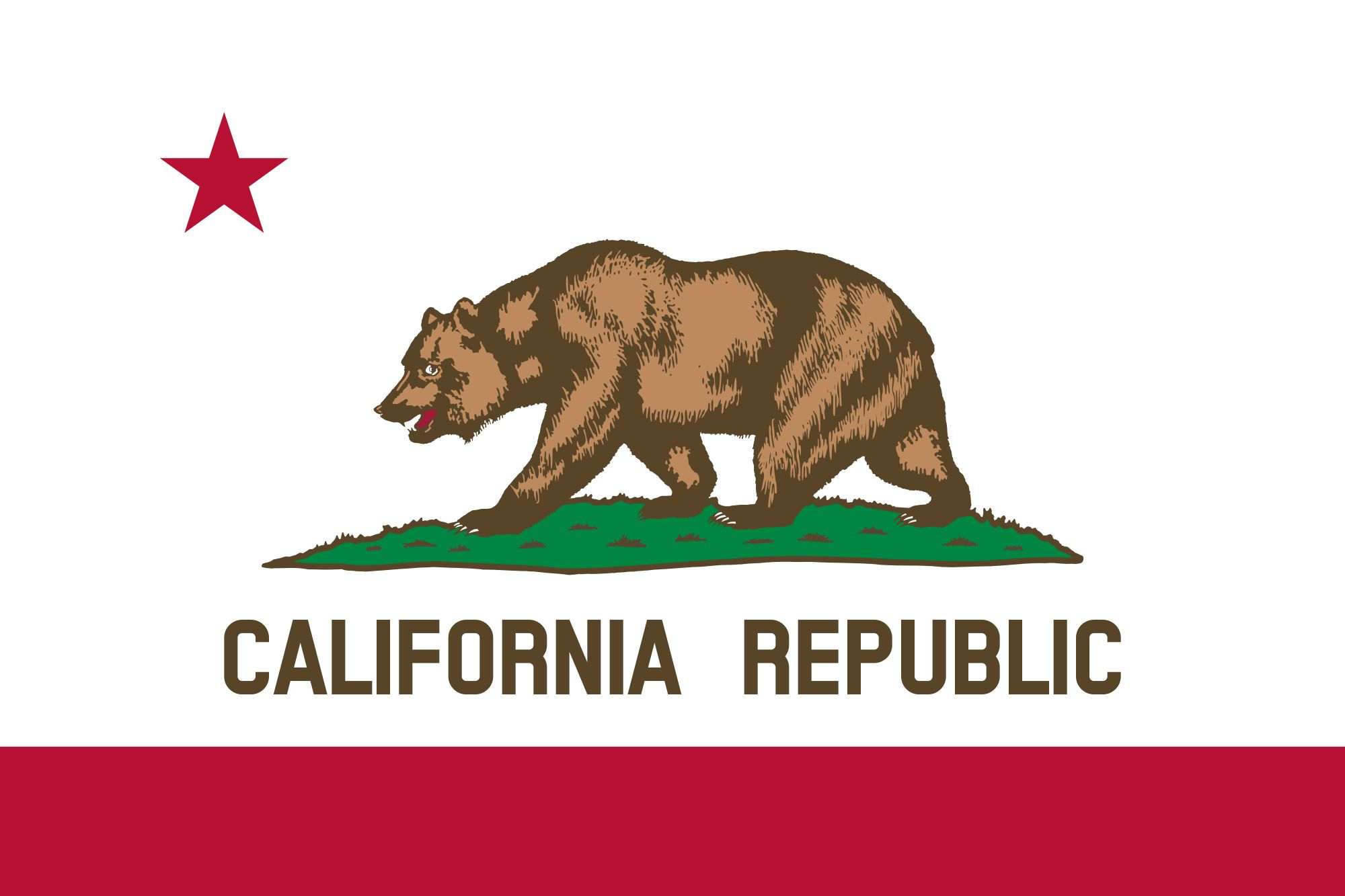 California Flag Blank Meme Template