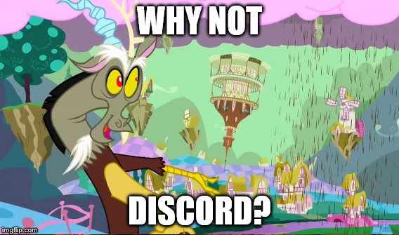 WHY NOT DISCORD? | made w/ Imgflip meme maker