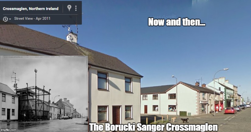 Now and then... The Borucki Sanger Crossmaglen | made w/ Imgflip meme maker