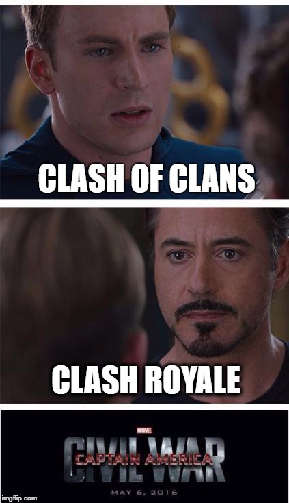 No wonder | CLASH OF CLANS; CLASH ROYALE | image tagged in memes,marvel civil war 1,clash of clans,clash royale | made w/ Imgflip meme maker