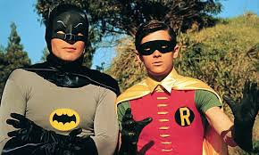 batman and robin talking heads Blank Meme Template