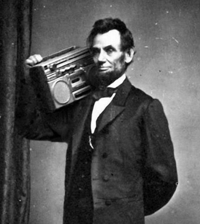 High Quality Cool Abe Lincoln Blank Meme Template