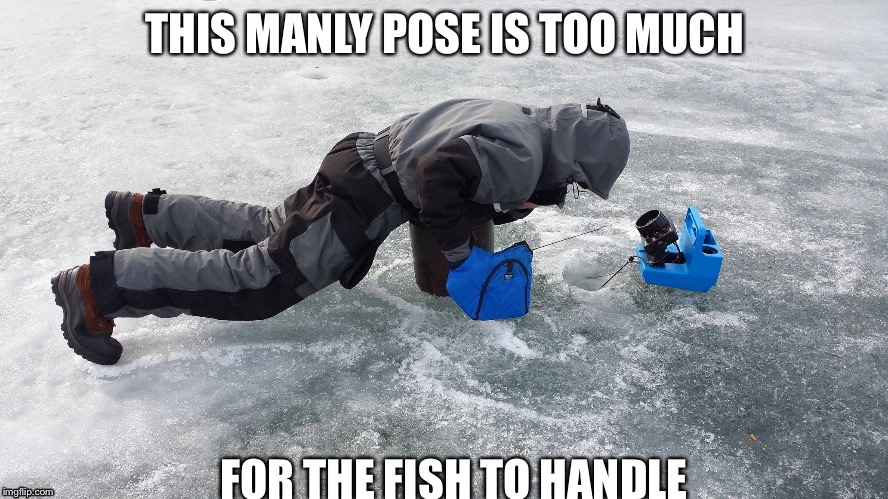 For The Fish | THIS MANLY POSE IS TOO MUCH; FOR THE FISH TO HANDLE | image tagged in memes | made w/ Imgflip meme maker
