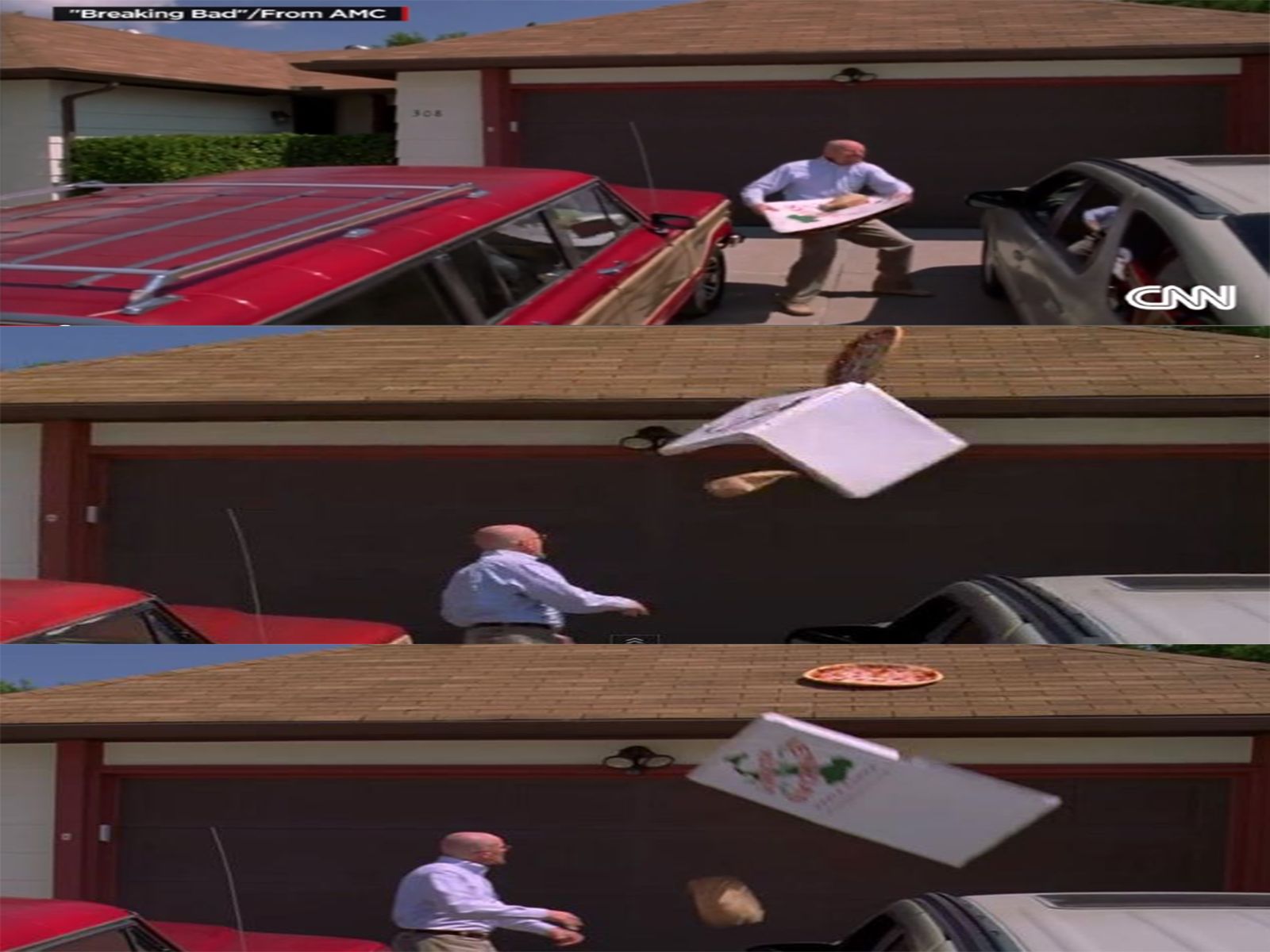 High Quality Breaking Bad Pizza Blank Meme Template