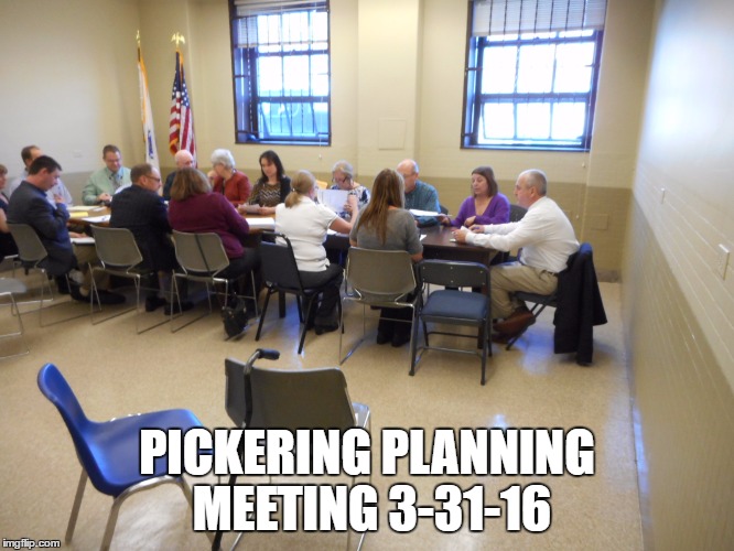 I WAS YOUR WALL FLY! | PICKERING PLANNING MEETING 3-31-16 | image tagged in meeting,school,building | made w/ Imgflip meme maker