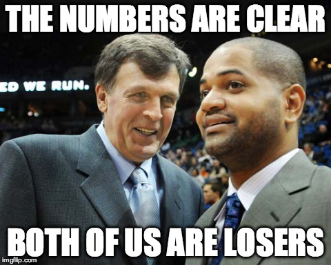 THE NUMBERS ARE CLEAR; BOTH OF US ARE LOSERS | made w/ Imgflip meme maker