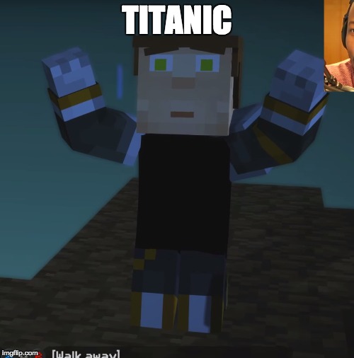 Aiden Titanic | TITANIC | image tagged in titanic,minecraft | made w/ Imgflip meme maker