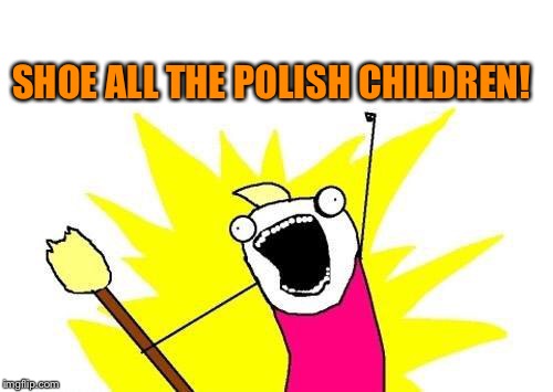 X All The Y Meme | SHOE ALL THE POLISH CHILDREN! | image tagged in memes,x all the y | made w/ Imgflip meme maker