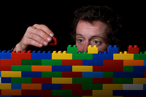 High Quality lego wall Blank Meme Template