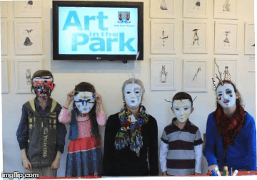 kids art workshops with p gurgel-segrillo at art in the park - cork | image tagged in gifs | made w/ Imgflip images-to-gif maker