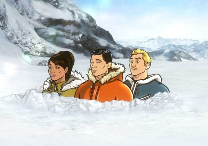Archer in the snow Blank Meme Template