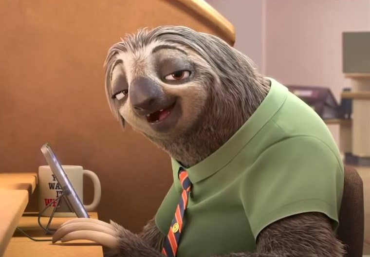 High Quality zootopia sloth Blank Meme Template