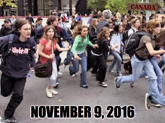Anti-Trumpers: It's Coming! | NOVEMBER 9, 2016 | image tagged in sanders,hippies,college liberal | made w/ Imgflip meme maker