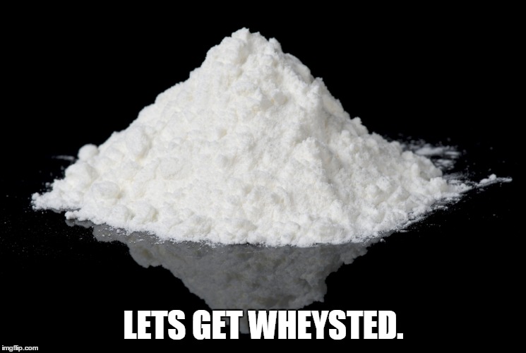 You wanna build some muscle? | LETS GET WHEYSTED. | image tagged in memes | made w/ Imgflip meme maker