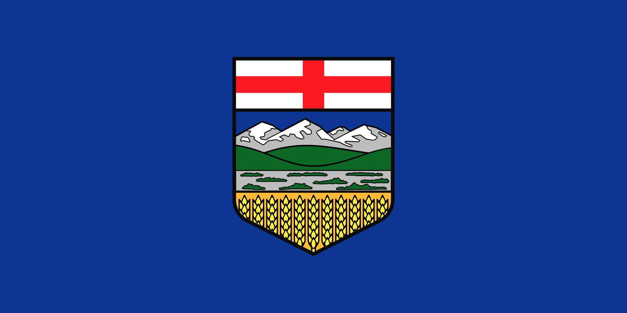 Alberta Flag Blank Meme Template