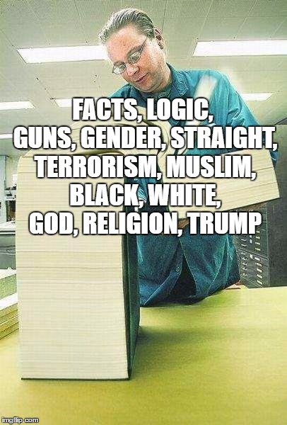 Words that offend Liberals | FACTS, LOGIC, GUNS, GENDER, STRAIGHT, TERRORISM, MUSLIM, BLACK, WHITE, GOD, RELIGION, TRUMP | image tagged in words that offend liberals,liberals,gun control,racism,facts,logic | made w/ Imgflip meme maker