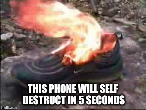 THIS PHONE WILL SELF DESTRUCT IN 5 SECONDS | made w/ Imgflip meme maker