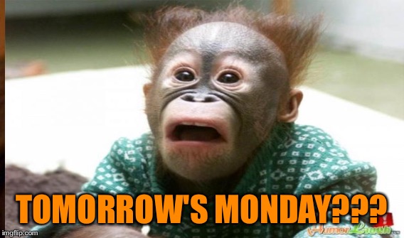 TOMORROW'S MONDAY??? | made w/ Imgflip meme maker