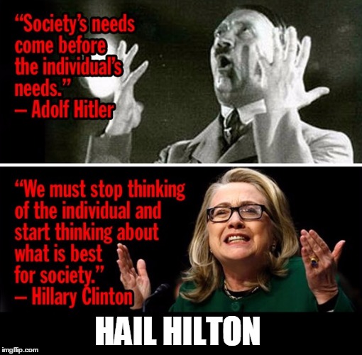 Hail Hilton | HAIL HILTON | image tagged in hillary clinton,hitler | made w/ Imgflip meme maker