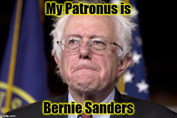 Bernie Sanders | My Patronus is; Bernie Sanders | image tagged in bernie sanders | made w/ Imgflip meme maker