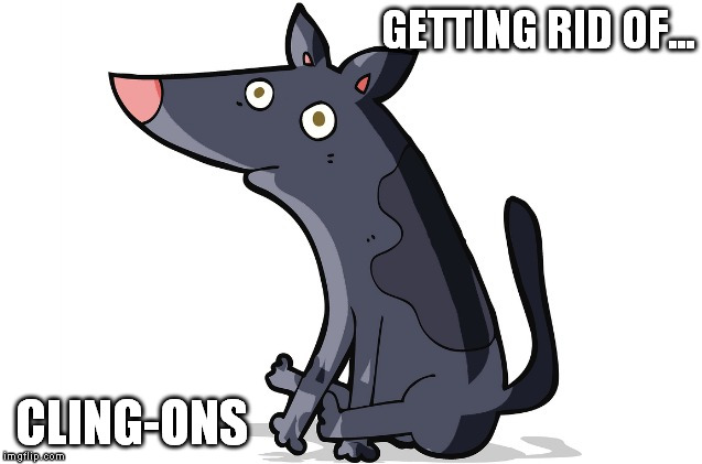 GETTING RID OF... CLING-ONS | made w/ Imgflip meme maker