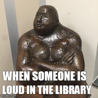 LOUD IN THE LIBRARY; WHEN SOMEONE IS | image tagged in matt woods | made w/ Imgflip meme maker