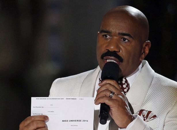 High Quality Steve Harvey The Winner Is... Blank Meme Template