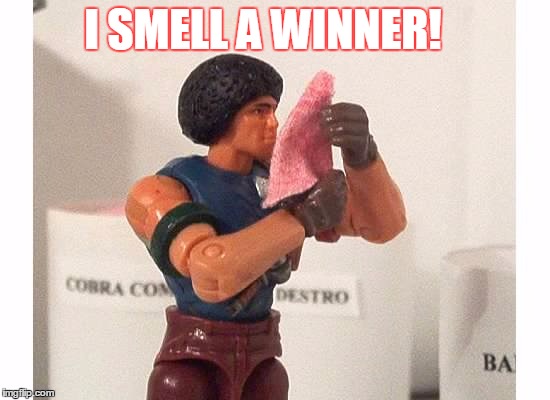 I SMELL A WINNER! | image tagged in tm and fro-joe dio story | made w/ Imgflip meme maker