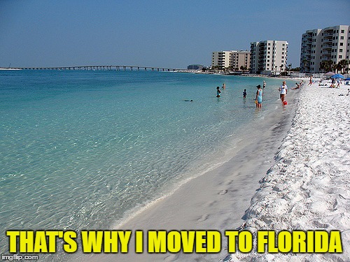 THAT'S WHY I MOVED TO FLORIDA | made w/ Imgflip meme maker