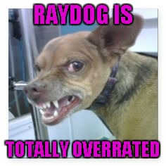 RAYDOG IS TOTALLY OVERRATED | made w/ Imgflip meme maker