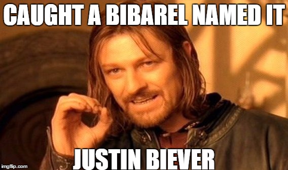 One Does Not Simply | CAUGHT A BIBAREL NAMED IT; JUSTIN BIEVER | image tagged in memes,one does not simply | made w/ Imgflip meme maker