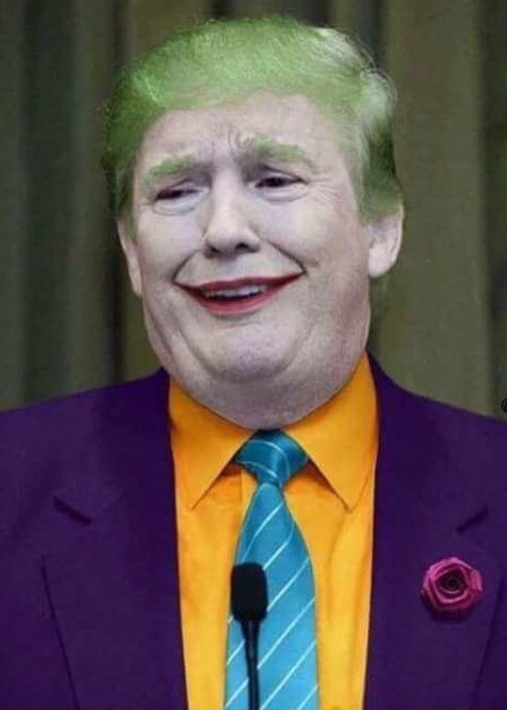 High Quality Trump Joker  Blank Meme Template