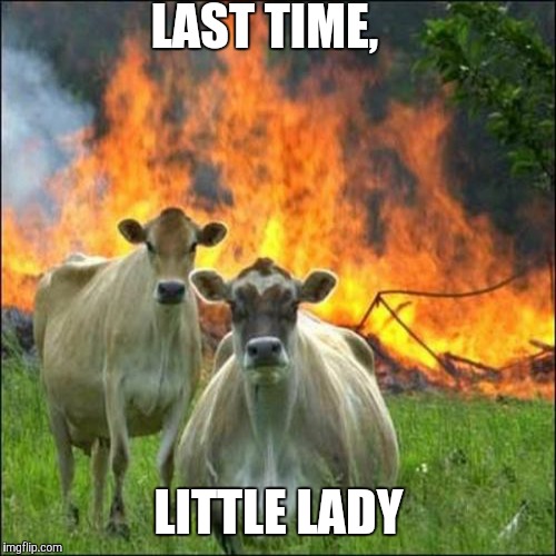 LAST TIME, LITTLE LADY | made w/ Imgflip meme maker