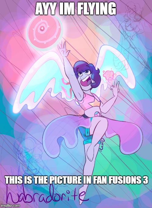 if your flying like a bird | AYY IM FLYING THIS IS THE PICTURE IN FAN FUSIONS 3 | image tagged in if your flying like a bird | made w/ Imgflip meme maker