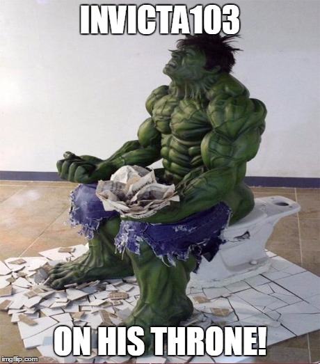 INVICTA103 ON HIS THRONE! | made w/ Imgflip meme maker