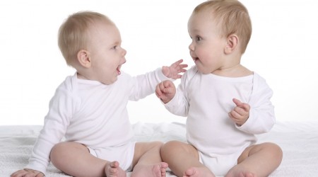 High Quality two babies Blank Meme Template