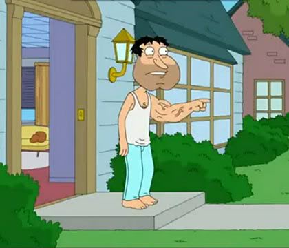 Quagmire Big Arm Blank Meme Template