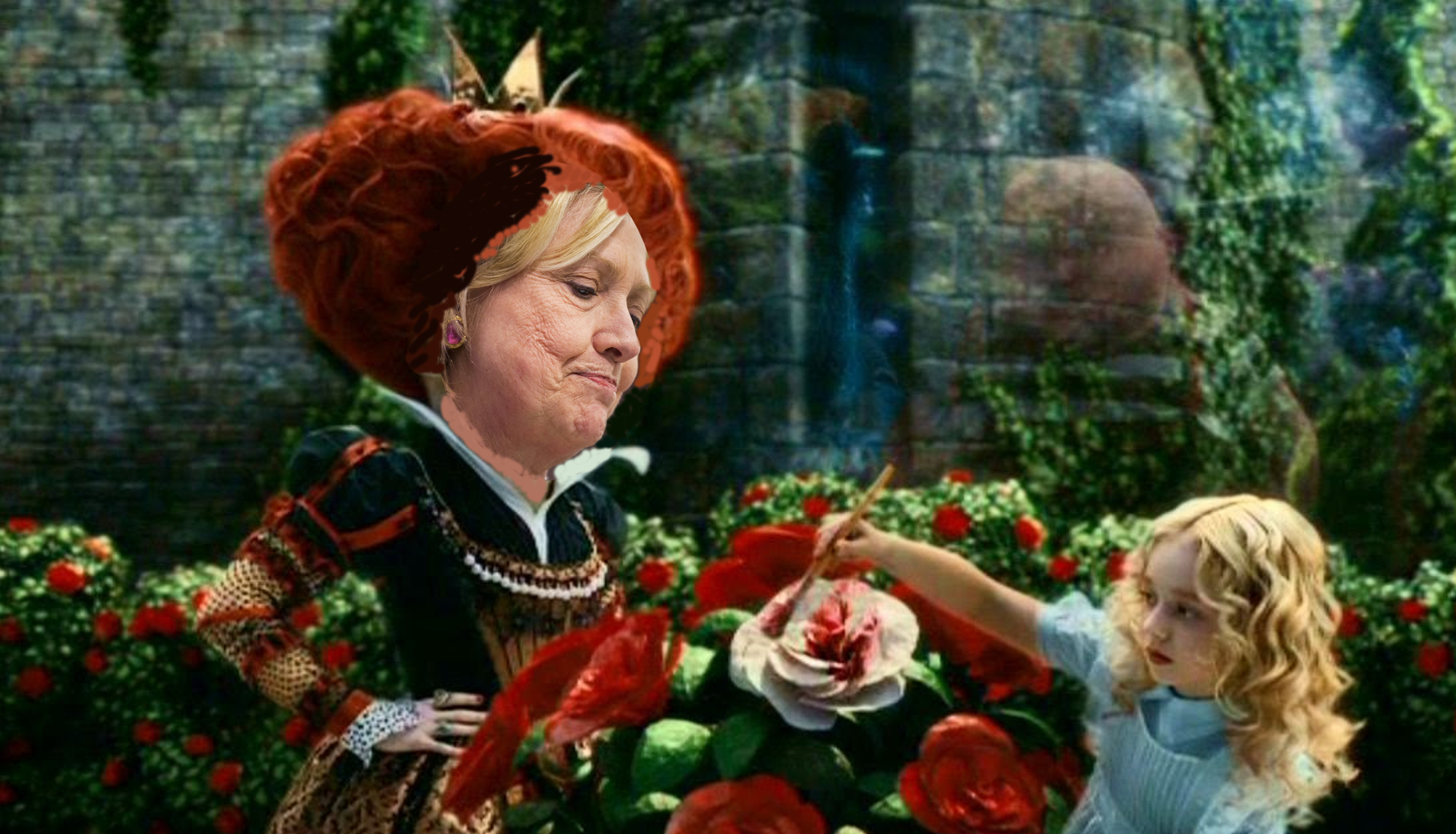 hillary queen of hearts Blank Meme Template