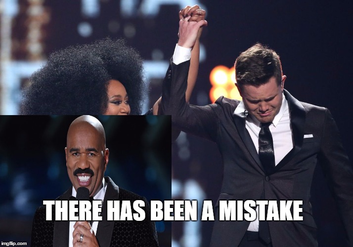 THERE HAS BEEN A MISTAKE | image tagged in american idol | made w/ Imgflip meme maker