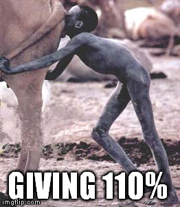 GIVING 110% | made w/ Imgflip meme maker