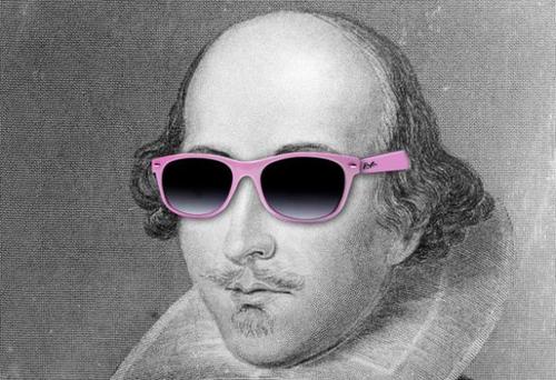 Shakespeare Cool Shades Blank Meme Template