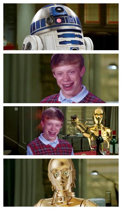 Futuristic Bad Luck Brian Pick Up Lines Blank Meme Template