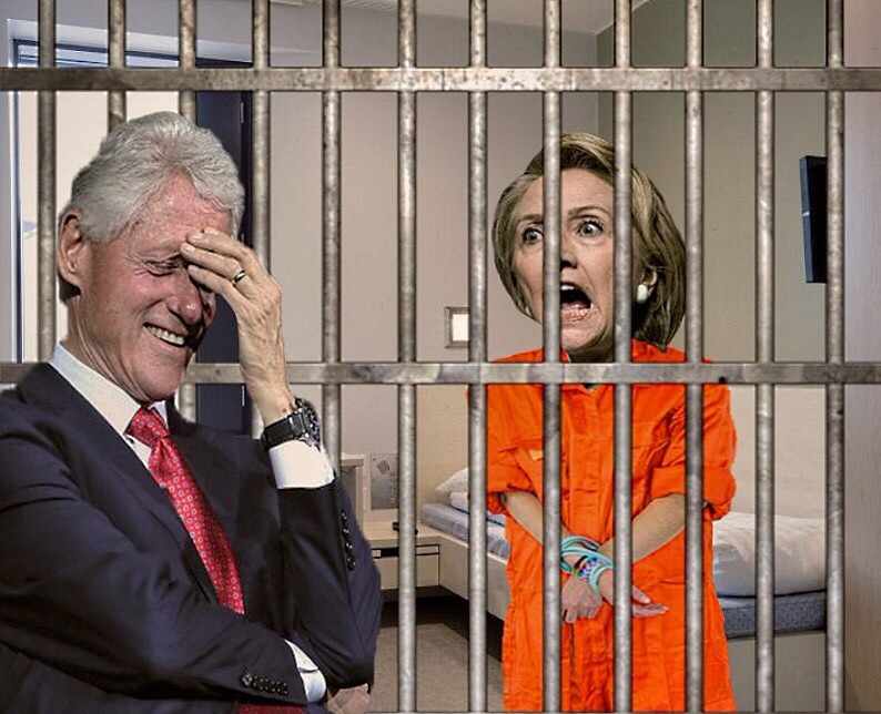 High Quality Hillary Jail Blank Meme Template