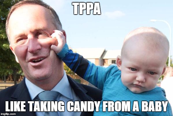 TPPA; LIKE TAKING CANDY FROM A BABY | made w/ Imgflip meme maker