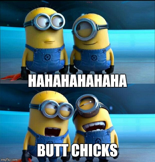 pictures of minion butts