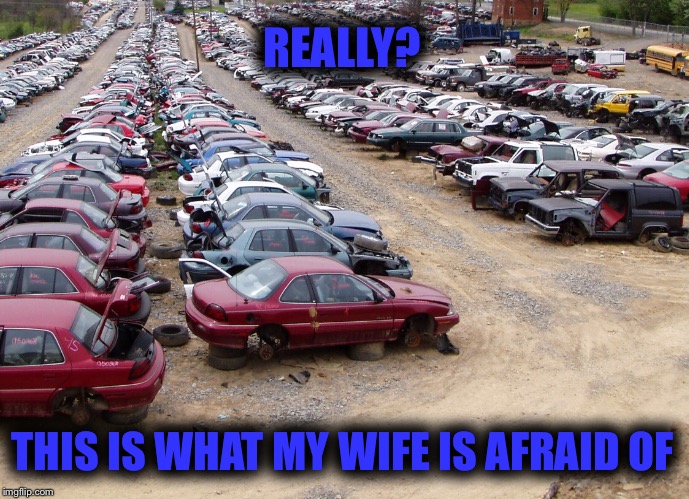 REALLY? THIS IS WHAT MY WIFE IS AFRAID OF | made w/ Imgflip meme maker