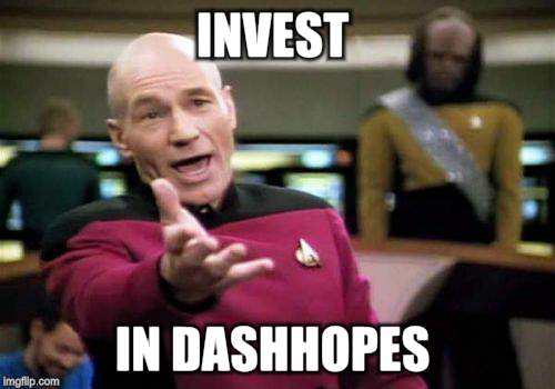 Picard Wtf Meme | INVEST IN DASHHOPES | image tagged in memes,picard wtf | made w/ Imgflip meme maker